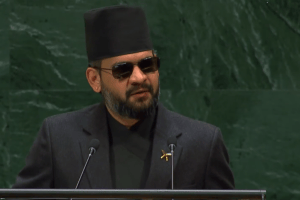 Balen Shah UNGA Speech addressing United Nations | Nepal PM UN Speech India Mention on global crises | युनायटेड नेशन्स आमसभेत बोलताना नेपाळचे पंतप्रधान बालेन शाह | बालेन शाह यांचे जागतिक महासत्तांवर प्रखर ताशेरे