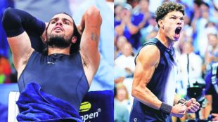 ben shelton vs carlos alcaraz us open match | us open tennis news marathi | ben shelton semifinals us open | carlos alcaraz match result us open
