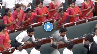 CM Vijay TVK praising women MLAs in assembly | TVK women MLAs wearing matching red sarees in TN assembly | सीएम विजय आणि टीव्हीके महिला आमदार विधान सभा साडी लूक | तमिळनाडू विधानसभा मुख्यमंत्री विजय टीव्हीके महिला आमदार व्हिडिओ