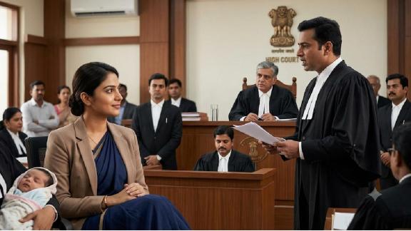 Delhi High Court Maternity Leave Verdict courtroom scene