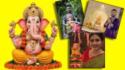 ‘झाला आनंद खरा…गणपती आले घरा…’, मराठी कलाकारांच्या घरी बाप्पाचं आगमन! घरगुती सजावट, मोदकांचा नैवेद्य अन्…; पाहा फोटो