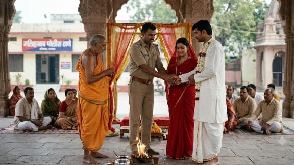 Husband Marries Wife To Lover in Lucknow | Lucknow Viral News wife marries lover in temple