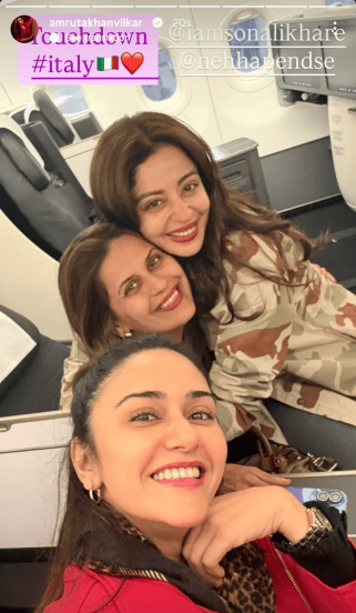amruta khanvilkar neha pendse sonali khare girls trip