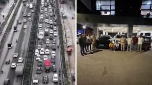 Pimpri Car Reels Traffic Jam news | Mumbai Bengaluru Highway Reel FIR update | पिंपरी महामार्ग रील गुन्हा बातमी | बावधन पोलीस रील कारवाई