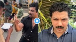 Video : ‘तुमच्या आयुक्तांना बोलवा!’; पिंपरीत दारूच्या नशेत धिंगाणा घालणाऱ्या चालकाची पोलिसांना शिवीगाळ, नंतर मागितली माफी
