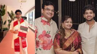 Mangesh Desai Son Graduation