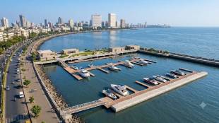Nariman Point Floating Jetty Project | Mumbai Marina Tourism Development | Nitesh Rane Maharashtra Maritime Board | Gateway of India Water Transport Congestion