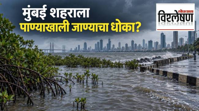mumbai sea level rise threat | un report climate change mumbai | bmc climate action plan | mumbai wetlands mangroves conservation