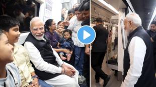 PM Narendra Modi Delhi Metro Travel for SRCC Event