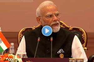 PM Modi checks on Xi Jinping at BRICS Summit 2026 | PM Modi stops speech for Chinese President Xi Jinping | ब्रिक्स परिषदेत पंतप्रधान मोदी आणि शी जिनपिंग | पंतप्रधान मोदींनी भाषण थांबवून शी जिनपिंग यांची केली विचारपूस