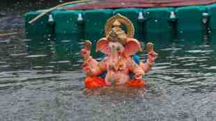 Pune Ganpati Visarjan Updates immersion process | Pune Municipal Corporation Artificial Ponds collection