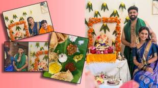 Actress Reshma Shinde Ganpati Celebration
