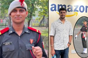 Shardendu Tiwari Indian Army officer selection | Amazon engineer joins Indian Army Shardendu Tiwari