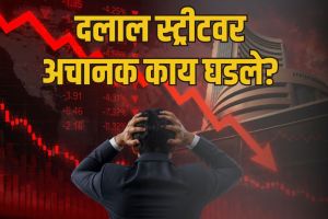 Share market crash today investors loss 9 lakh crore | Indian stock market crash Sensex Nifty drop | शेअर बाजारात अचानक मोठी घसरण गुंतवणूकदारांचे ९ लाख कोटींचे नुकसान | सेन्सेक्स आणि निफ्टी कोसळल्याने दलाल स्ट्रीटवर हाहाकार