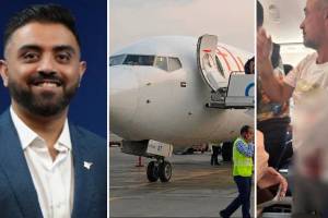 Smit Machhar Flydubai pilot emergency landing | Flydubai FZ1073 hijack attempt Tabuk airport