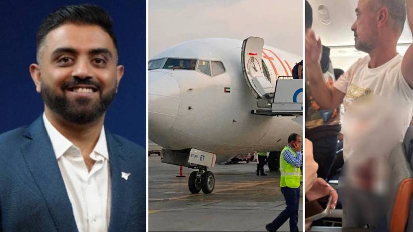 Smit Machhar Flydubai pilot emergency landing | Flydubai FZ1073 hijack attempt Tabuk airport