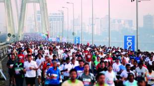 Tata Mumbai Marathon 2027 | Sunetra Pawar inaugurates TMM 2027 registration | Mumbai Marathon Dream Run registration | Chhagan Bhujbal at Tata Mumbai Marathon event
