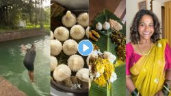 Video: केळीच्या पानावर जेवण, पोहण्याचा आनंद अन्…; वनिता खरात म्हणाली, “जीवाचा कोकण करून इलाव”