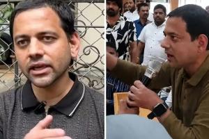 Vidyanand Bapat Pune DJ Assault incident photo | Pune Loudspeaker Protest activist Vidyanand Bapat attack updates