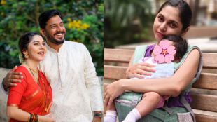 Kamali Zee Marathi Serial Actress Sai Kalyankar With Husband Prashant Chavan And Daughter Nabha