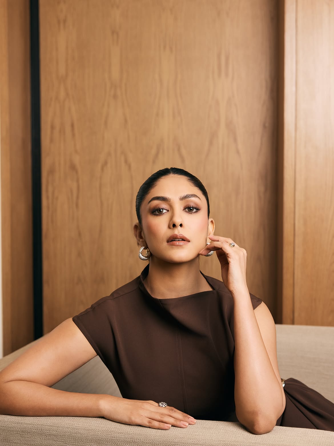 Mrunal Thakur Pooja Meri Jaan movie promotion