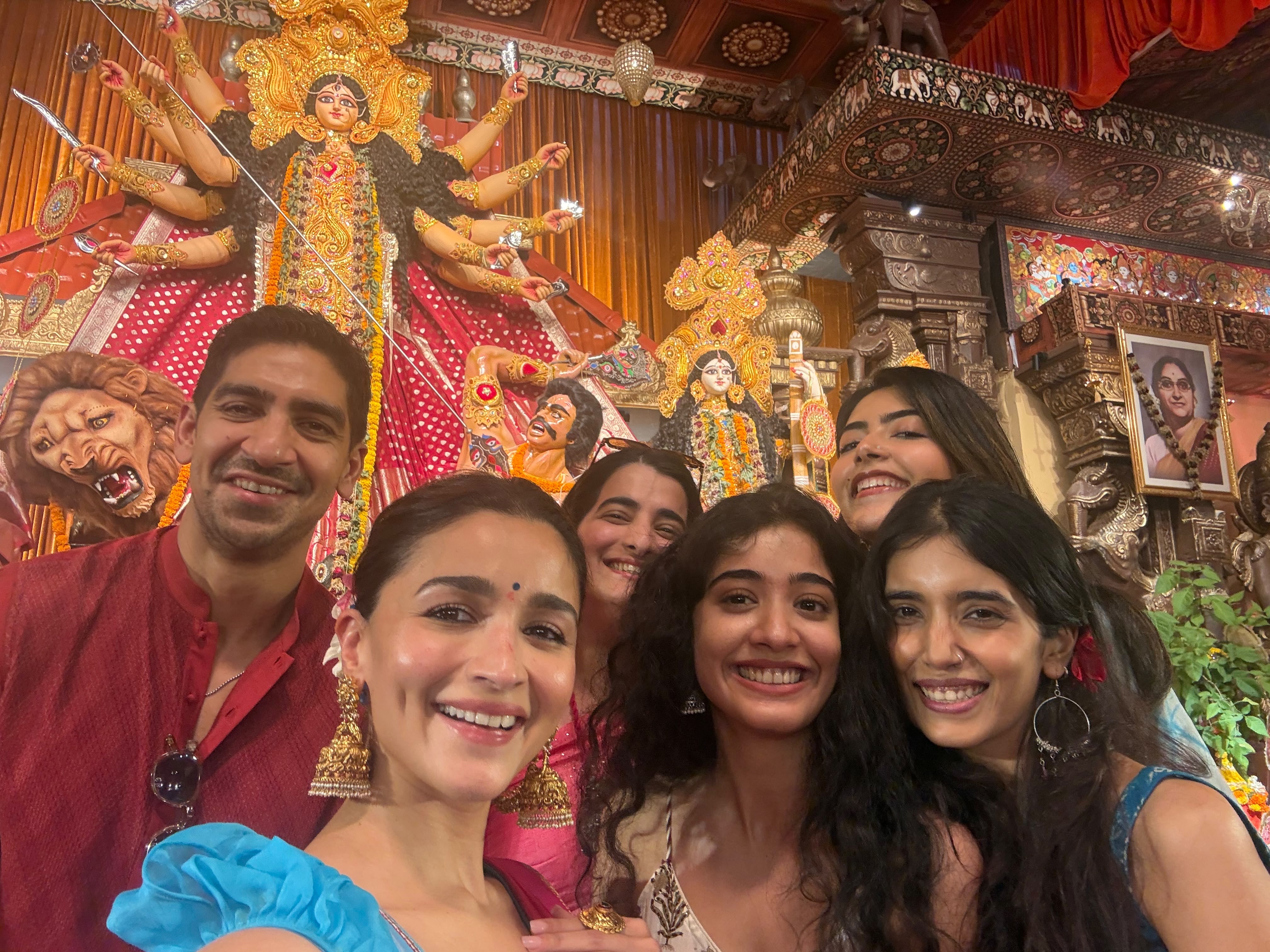 Alia Bhatt stunning Durga Puja look