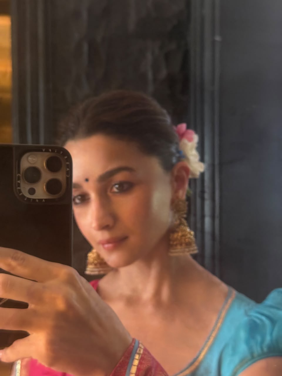 Alia Bhatt stunning Durga Puja look