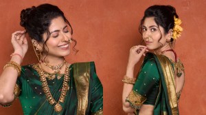 Photos: हिरवी पैठणी नऊवारी साडी, पारंपरिक दागिने; अभिज्ञा भावेचा मराठमोळा लूक व्हायरल