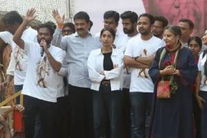 Abhijit Dipke CJP Protest Mumbai