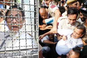 Arvind Kejriwal and Mamta Banerjee detained by police