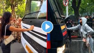 Delhi Jantar Mantar viral girl blocking police bus during protest | Mumbai protest fame Riya Ahir trend in Delhi Jantar Mantar | दिल्ली जंतरमंतर आंदोलनात पोलिसांची बस अडवणारी व्हायरल तरुणी | जंतरमंतर आंदोलन रिया अहिर व्हायरल व्हिडीओ दृश्य