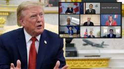 G7 बैठकीत ट्रम्प यांचा कॅमेरा बंद; ‘डुलकी घेत होते का?’ म्हणत सोशल मीडियावर मीम्सचा पाऊस