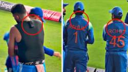 टीम इंडियाच्या खेळाडूंच्या पाठीवर दिसणारं हे काळ्या रंगाचं उपकरण नेमकं काय? सामन्यात याचा का वापरतात? जाणून घ्या