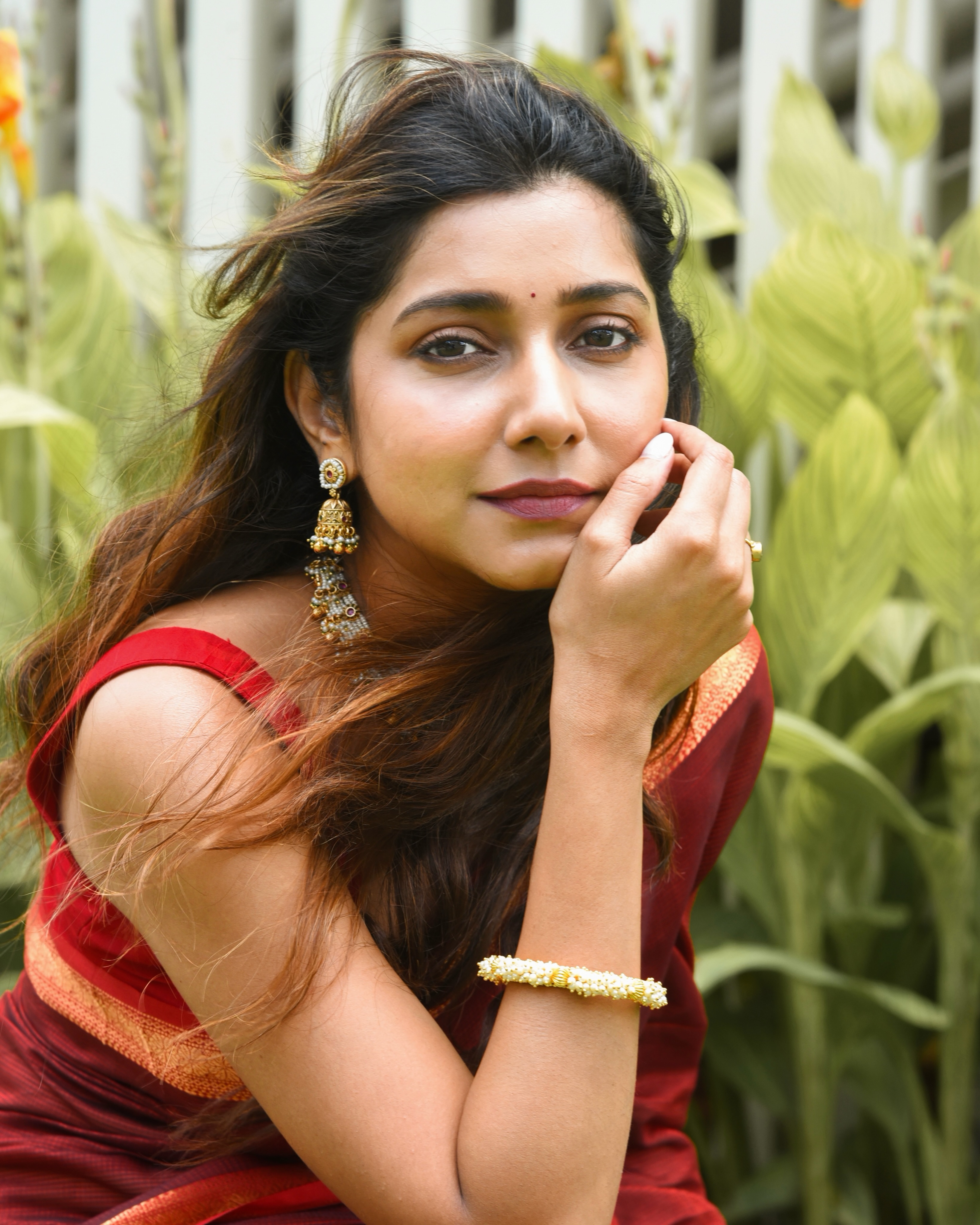 Gauri Nalawade Saree Look