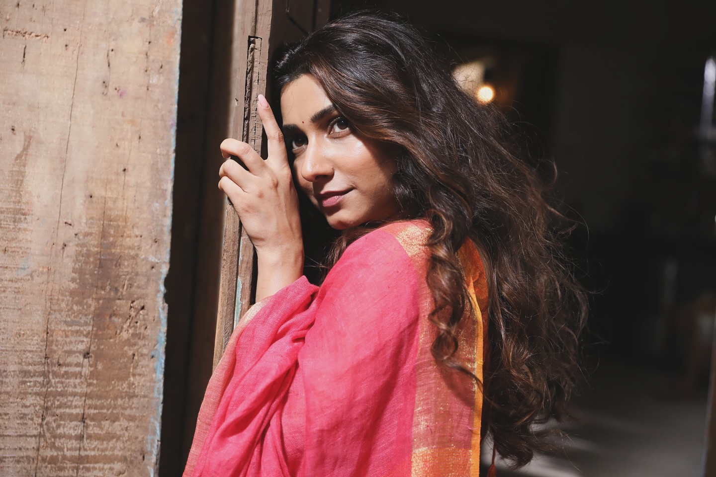 Gauri Nalawade Saree Look