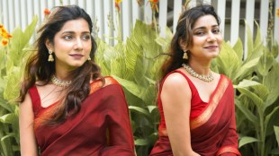 Gauri Nalawade Saree Look