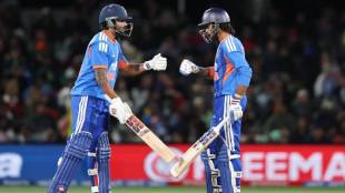 India beat New Zealand by 4 wickets tilak varma fifty naman dhir mitchell santner 4 wickets