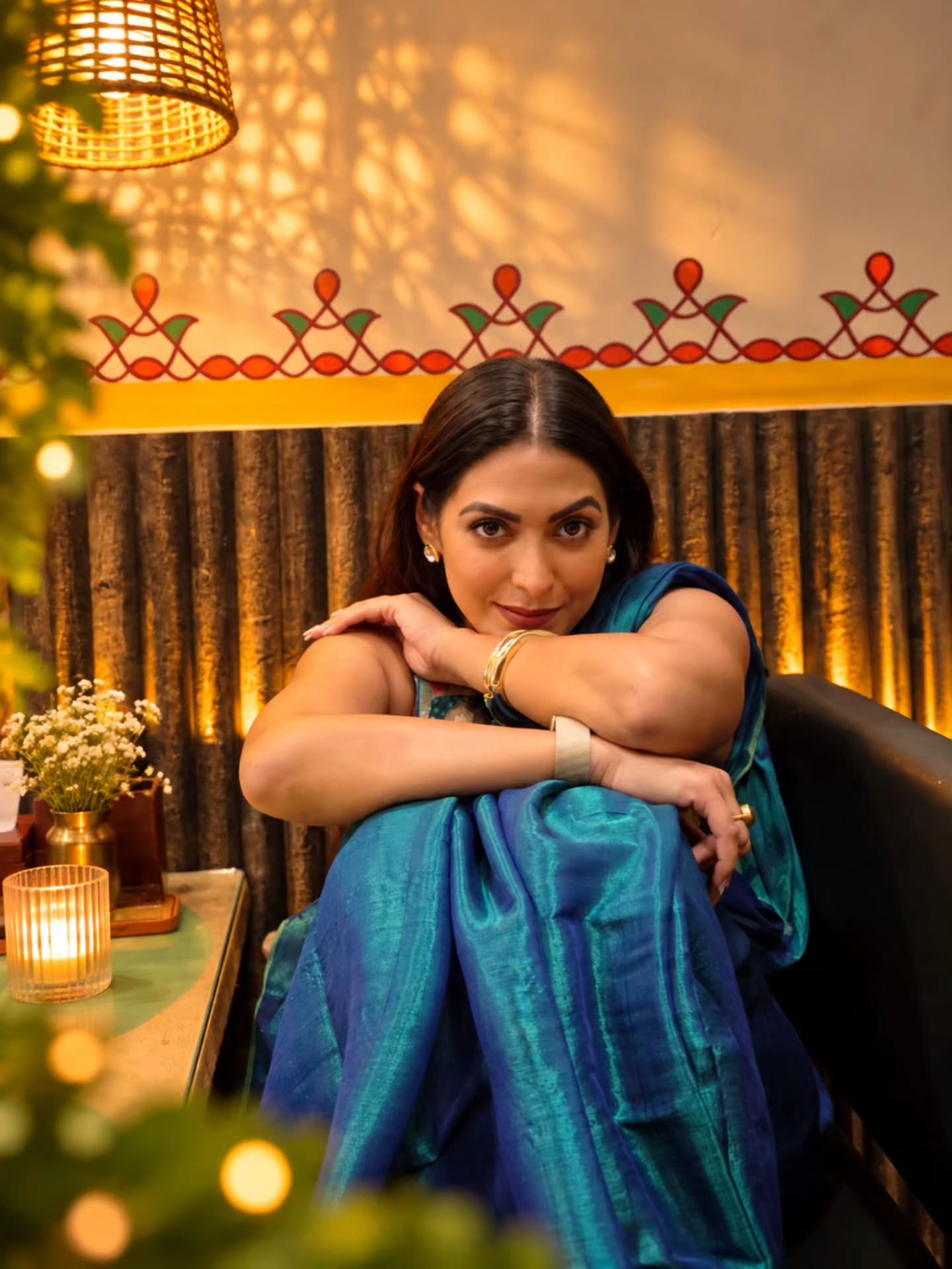 Kajal Kate Kadam Saree Look