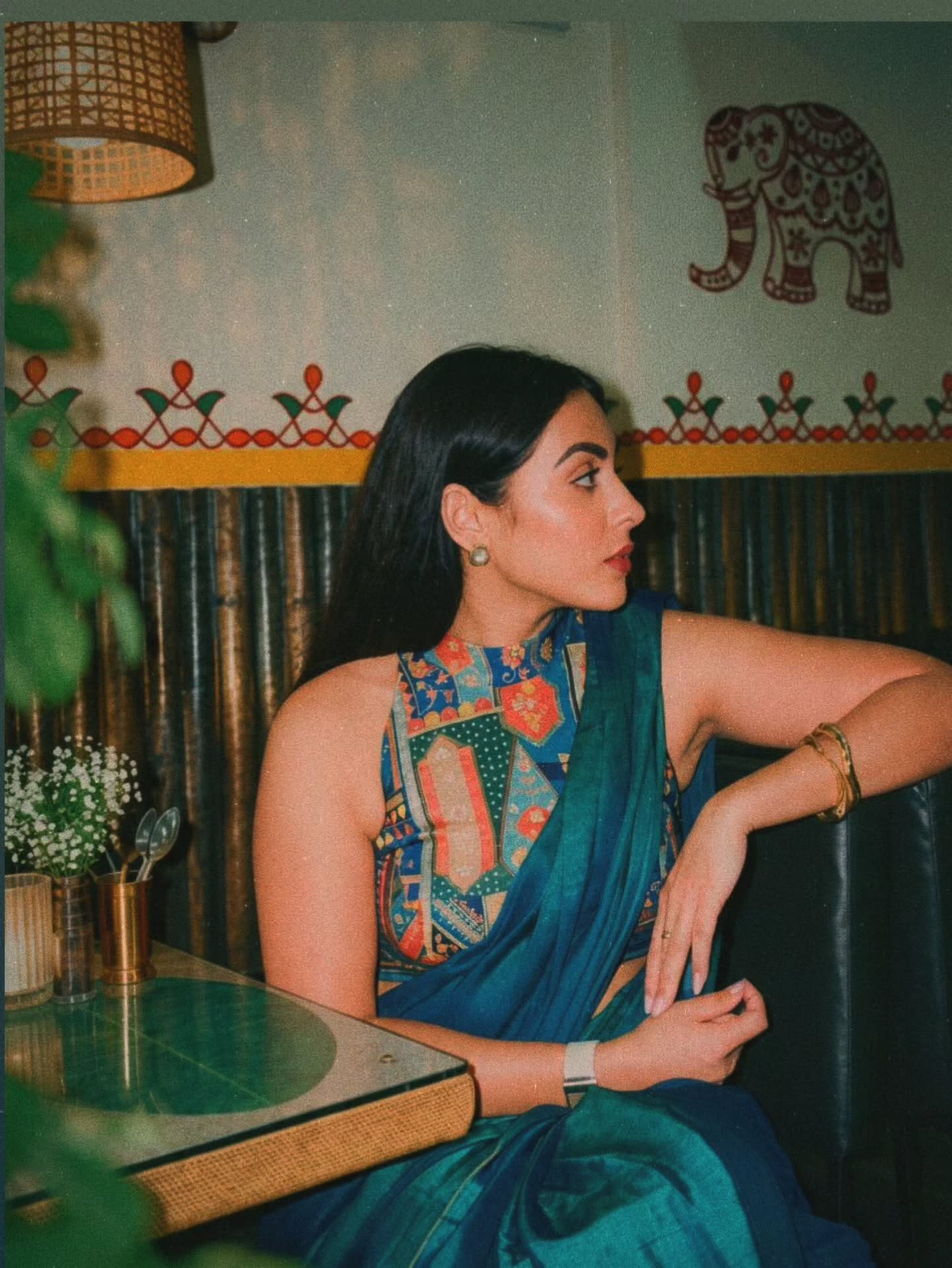 Kajal Kate Kadam Saree Look