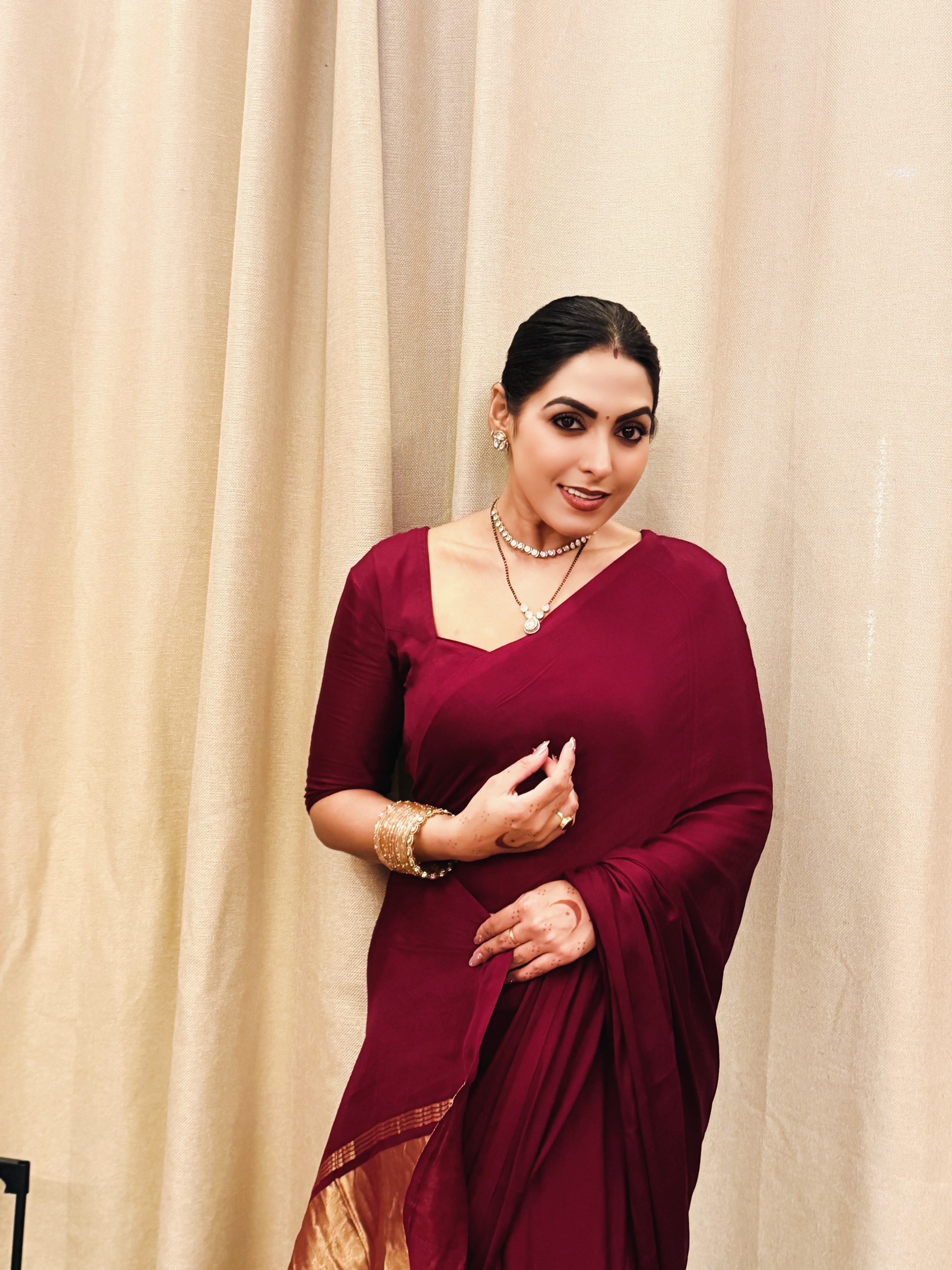 Kajal Kate Kadam Saree Look