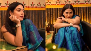 Kajal Kate Kadam Saree Look