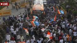 INDIA Bloc Protest Live Updates: “महात्मा गांधींनी स्वातंत्र्य मिळवून दिलं, भाजपाने हिरावलं”; खरगेंची टीका, राहुल गांधींच्या नेतृत्वात सलग तिसऱ्या दिवशी आंदोलन