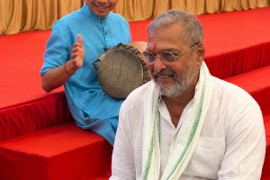 Nana Patekar played the shamel, danced the Dekhni in Goa