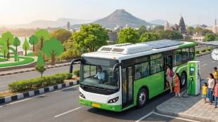 Nashik Satana Shivai E Bus Service MSRTC | Electric Bus Schedule Nashik Satana Route | Charushila Kulkarni Reporter Loksatta Nashik | MSRTC Green Transport Shivai AC Bus Nashik