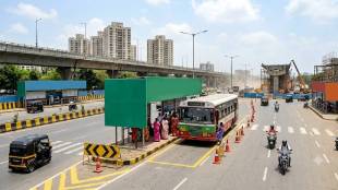 Turbhe Flyover Demolition Navi Mumbai Traffic Diversion | Nerul LP Bus Stop Shifted NMMT Bus Service | Rahul Khade Traffic Police Sajil Pirjade PWD Navi Mumbai | Prathamesh Gadkari Reporter Lok Satta Navi Mumbai News