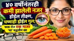 ४० वर्षांनंतरही कमी झालेली नजर होईल तीक्ष्ण, चष्माही होईल गुल; फक्त रोज एक गाजर ‘या’ पद्धतीनं खा, कधीच खराब होणार नाहीत डोळे