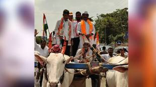 Ambadas Danve Nilesh Lanke Ahilyanagar Drought March | India Aghadi Tractor March Ahilyanagar Collector Office | Maharashtra Drought Farmers Agitation Ahilyanagar | Ambadas Danve Press Conference Ahilyanagar Politics