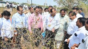 Mangalwedha Sangola Drought Situation Central Team Inspection | Solapur District Crop Damage Water Scarcity 2026 | Dr K Ponnusamy Central Team Solapur Visit | Agriculture Commissioner Suraj Mandhare Solapur Drought Assessment