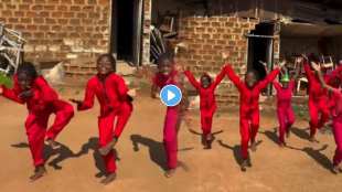 african Small kids perform an incredible dance