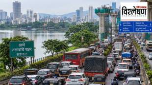 Thane traffic jam crisis Marathi news